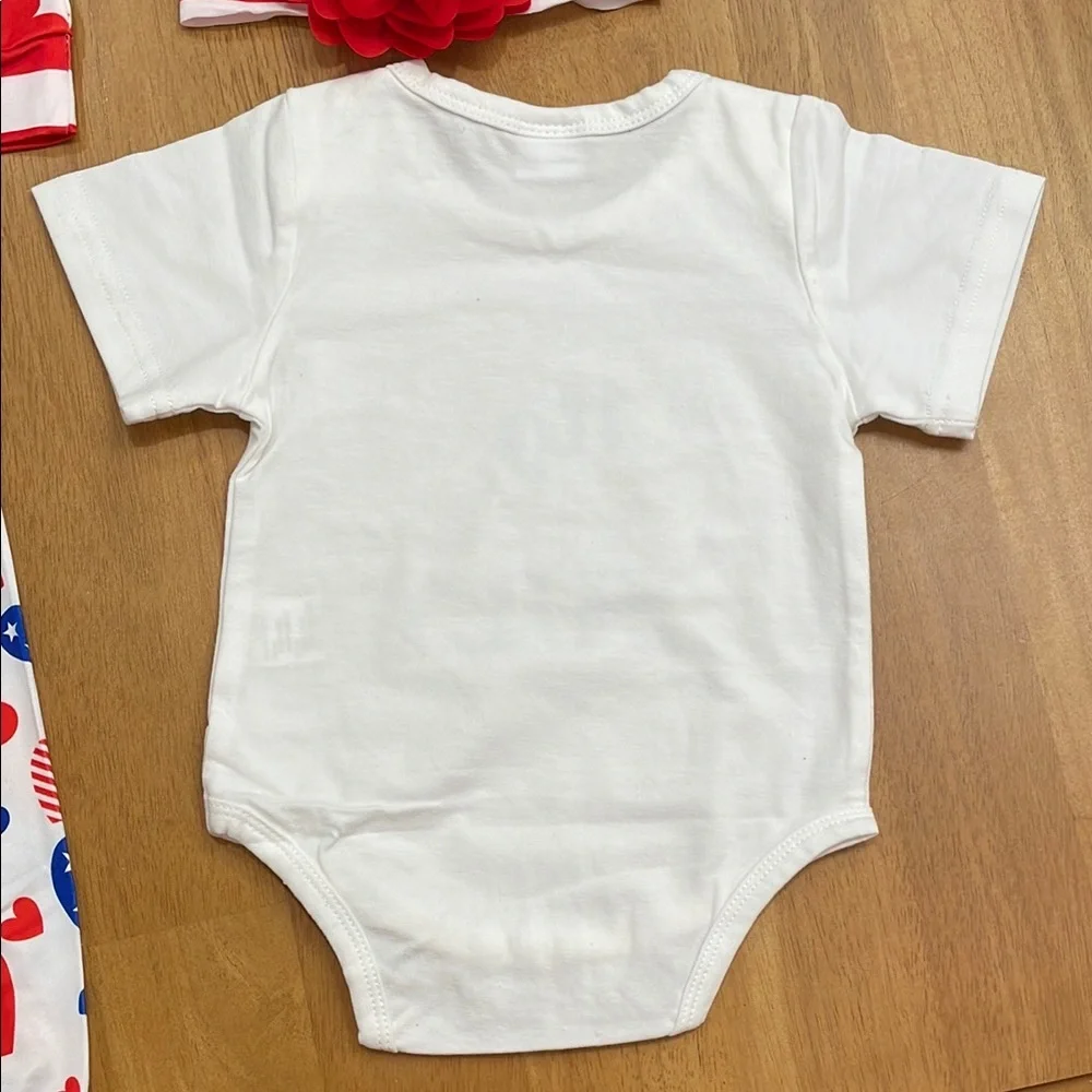 New Patriotic Newborn Baby Outfit - 3-6 Months - First 4th of July Boys Girls